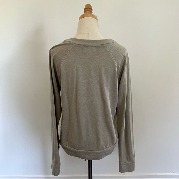 Monrow Lace Up Sweatshirt Small - Picture 5 of 7